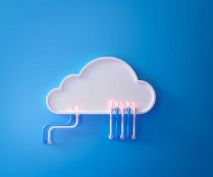 Cloud computing illustration