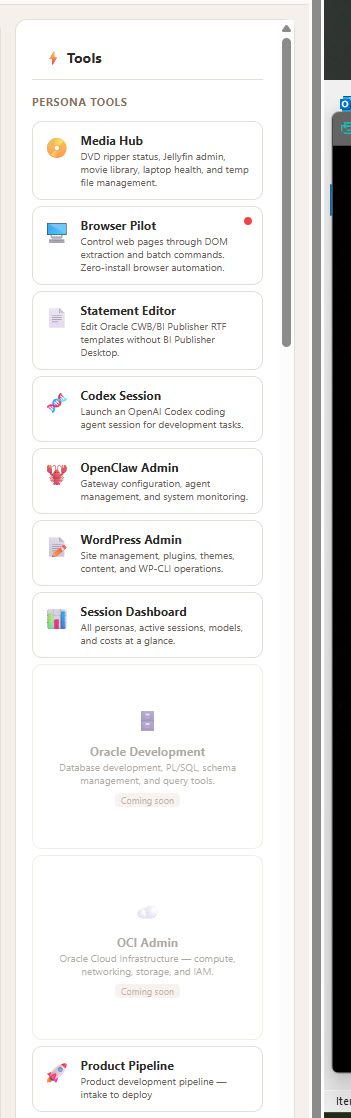 Tools sidebar/menu (sanitized)